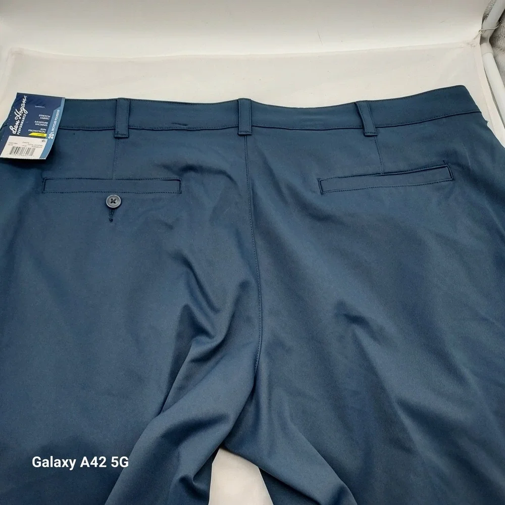 Ben‎ Hogan Performance Golf Pants Mens 40x30 Navy Blue Stretch Total Eclipse NEW